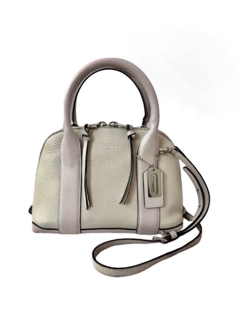 Coach Rare Color Bleecker Mini Preston 30143 Pebbled Leather